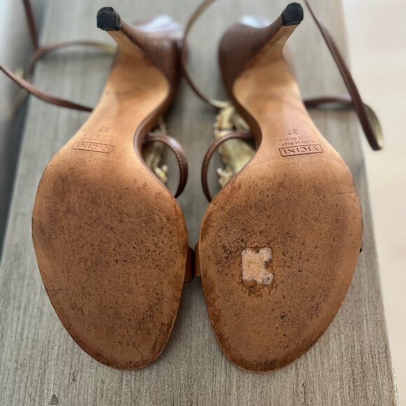 Giuseppe Zanotti Seahorse Crystal Sandal- Heel - Picture 11 of 14